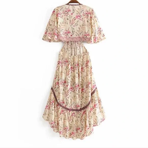 New Boho Summer Floral Maisie Bambi Dress Gown - Picture 7 of 8